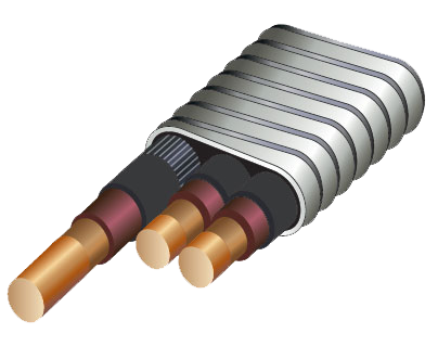 สายไฟหุ้มเกราะใต้ดินของปั๊มน้ำมัน Esp Pump